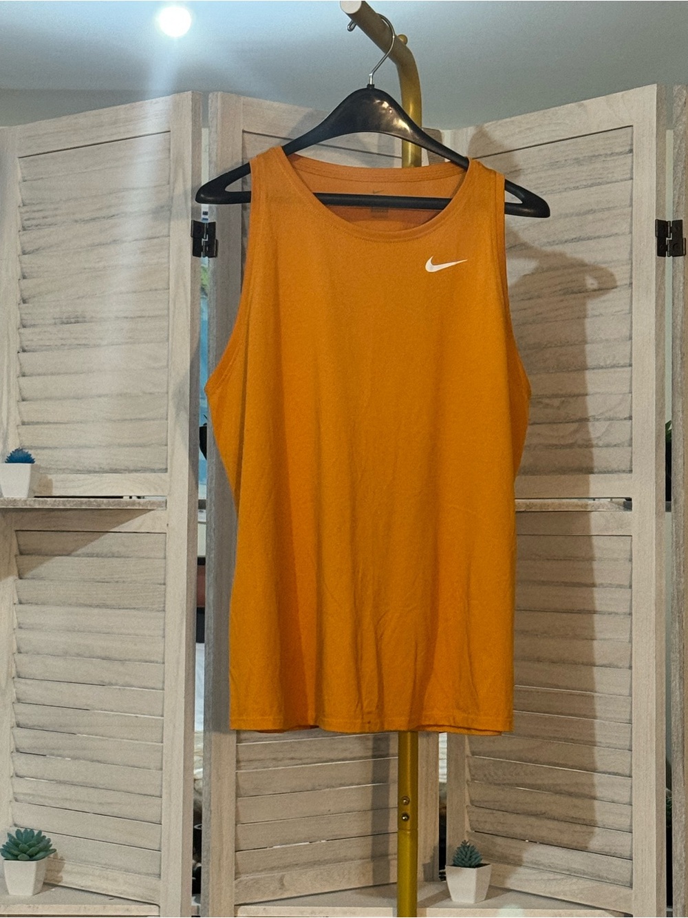 Nike Orange Athletic Dry Fit Tank Top- XL